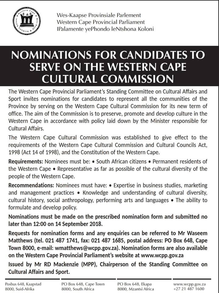 Independent Candidates 2024 Western Cape College Rae Nananne